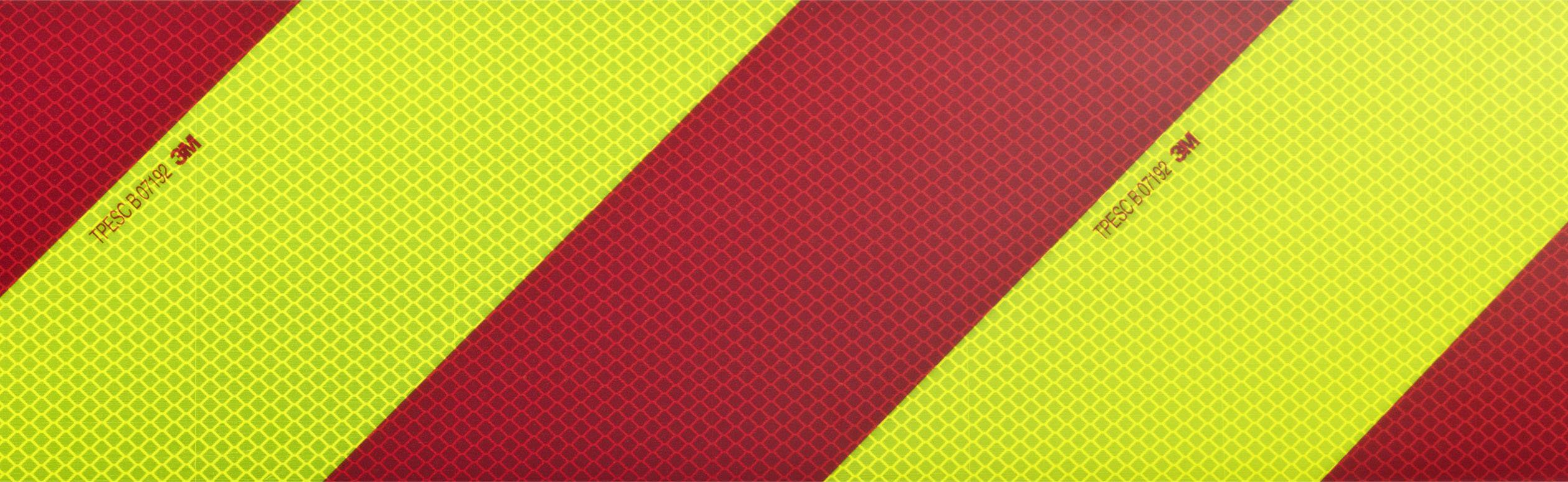 3M Diamond Grade™ DG³ 4083-33 408333L Fahrzeug-Warnmarkierung Gelb, Grün, Rot (fluoreszierend), Selektiv Gelb 45.7m (L x B) 45.7m