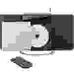 Karcher MC 6580D Stereoanlage CD, UKW, DAB+, USB, AUX, Bluetooth®, Inkl. Fernbedienung 2 x 5W Schwarz, Silber