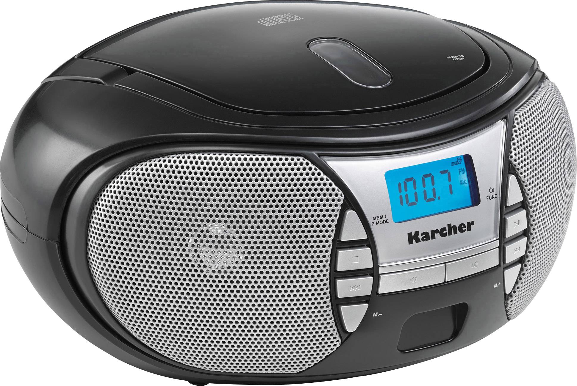 Karcher RR 5025 CD-Radio UKW AUX, CD Schwarz