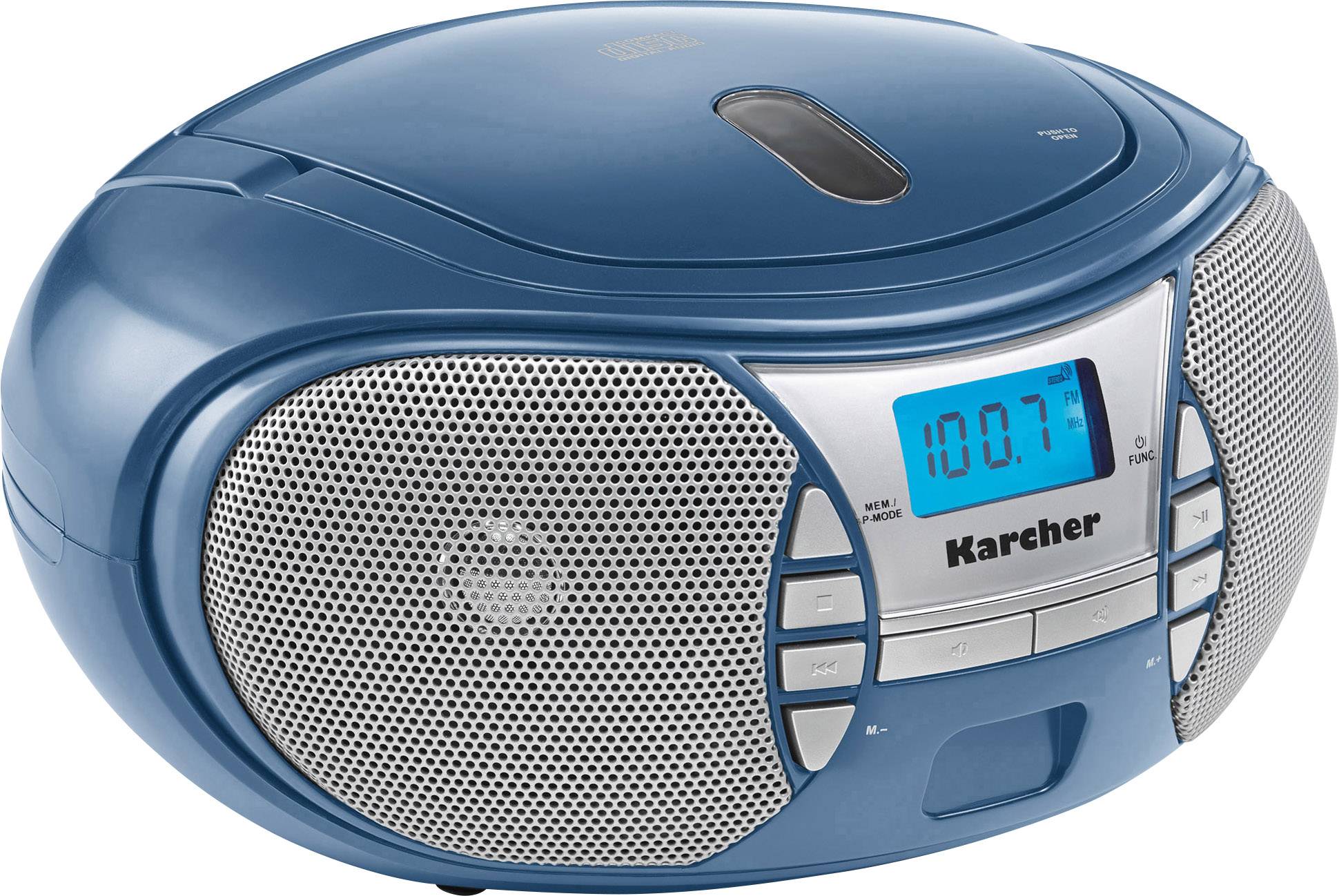 Karcher RR 5025 CD-Radio UKW AUX, CD Blau