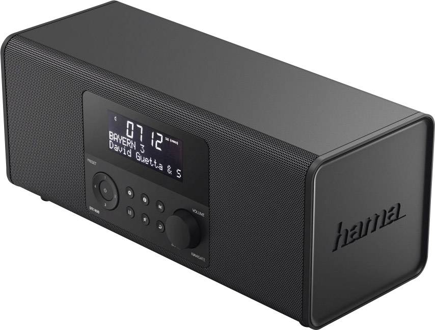 Hama DR1400 Tischradio DAB+, UKW Schwarz