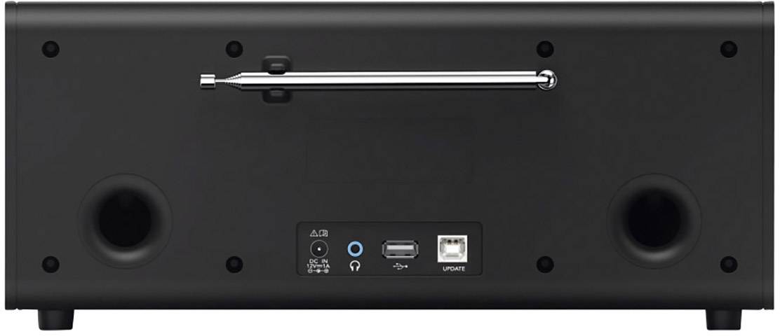 Hama DR1550CBT Tischradio DAB+, UKW Bluetooth®, CD, USB Schwarz