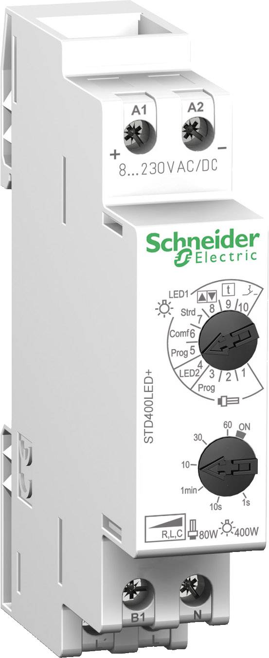 Schneider Electric CCTDD20017 Ferngesteuerter Dimmer Geeignet für Leuchtmittel: Halogenlampe, Glühlampe, LED-Lampe Weiß