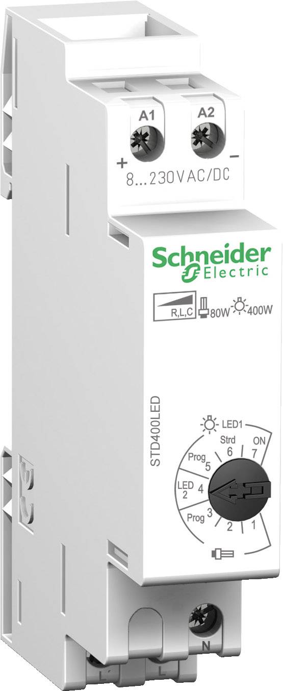 Schneider Electric CCTDD20016 Ferngesteuerter Dimmer Geeignet für Leuchtmittel: Halogenlampe, Glühlampe, LED-Lampe Weiß