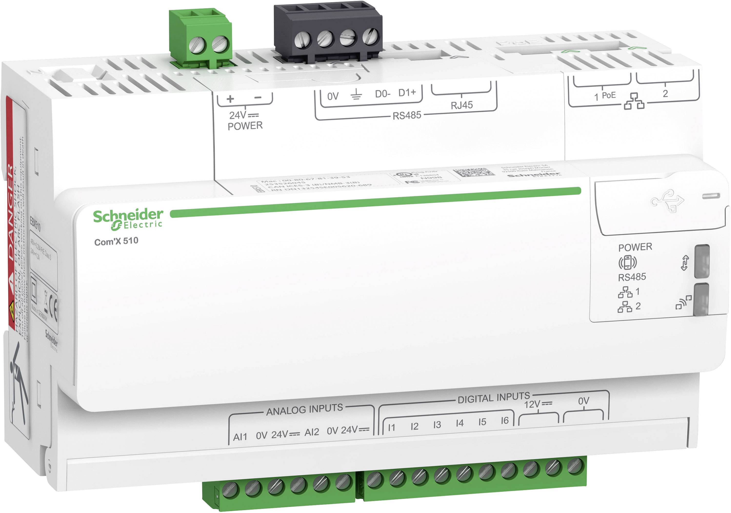 Schneider Electric EBX510 Energiekosten-Messgerät