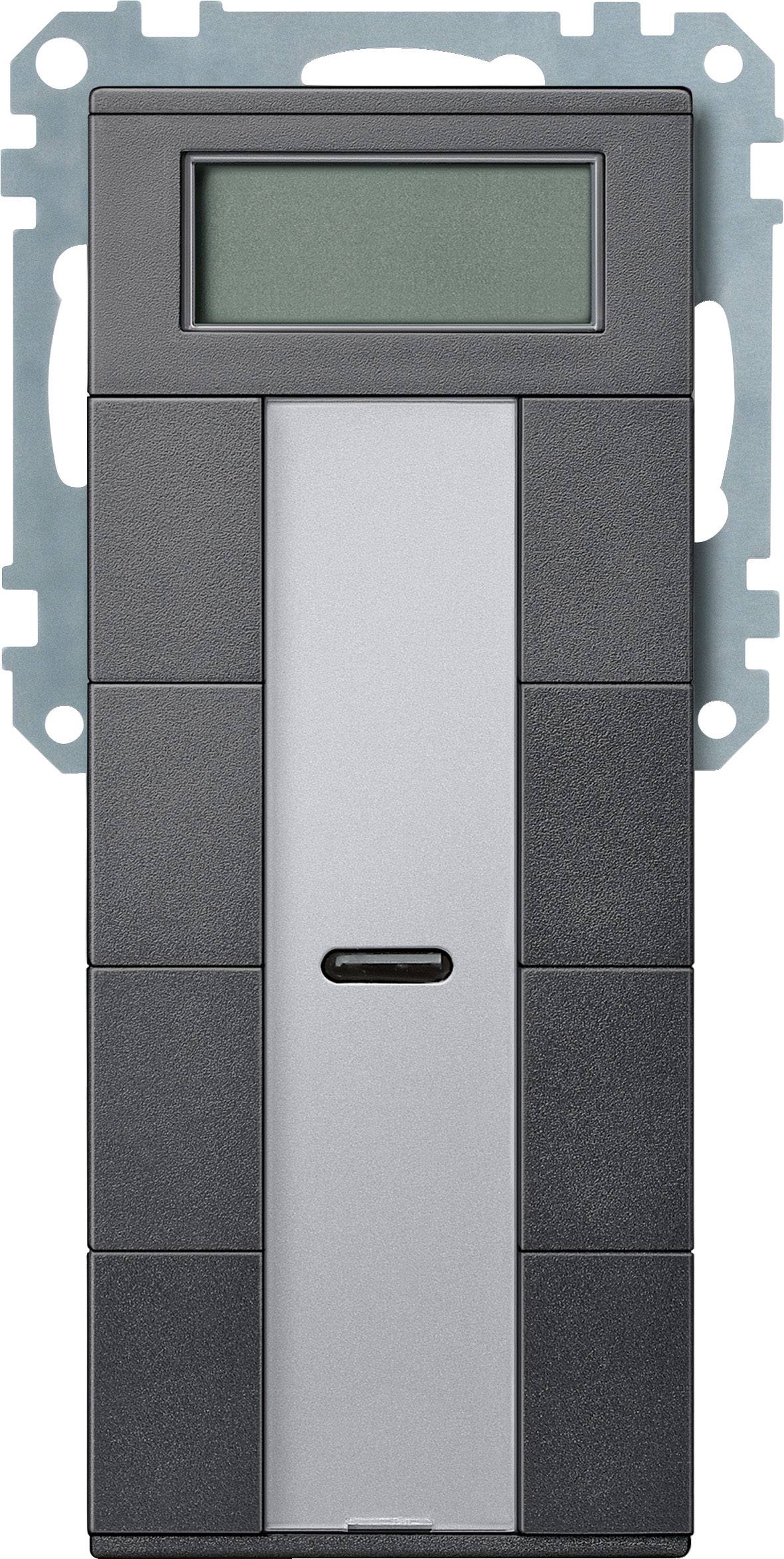 Elektronische Zugangskontrollstation mit Display und Kartenleseschlitz, zur Wandmontage.