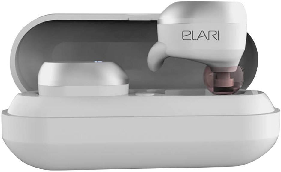 Elari NanoPods In Ear Kopfhörer Bluetooth® Weiß Noise Cancelling Headset
