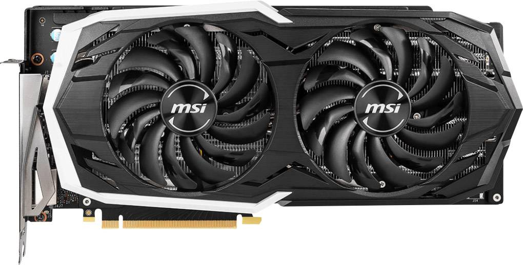 MSI Gaming Grafikkarte Nvidia GeForce RTX2070 Armor Overclocked 8GB GDDR6-RAM PCIe x16 HDMI®, DisplayPort, USB-C™