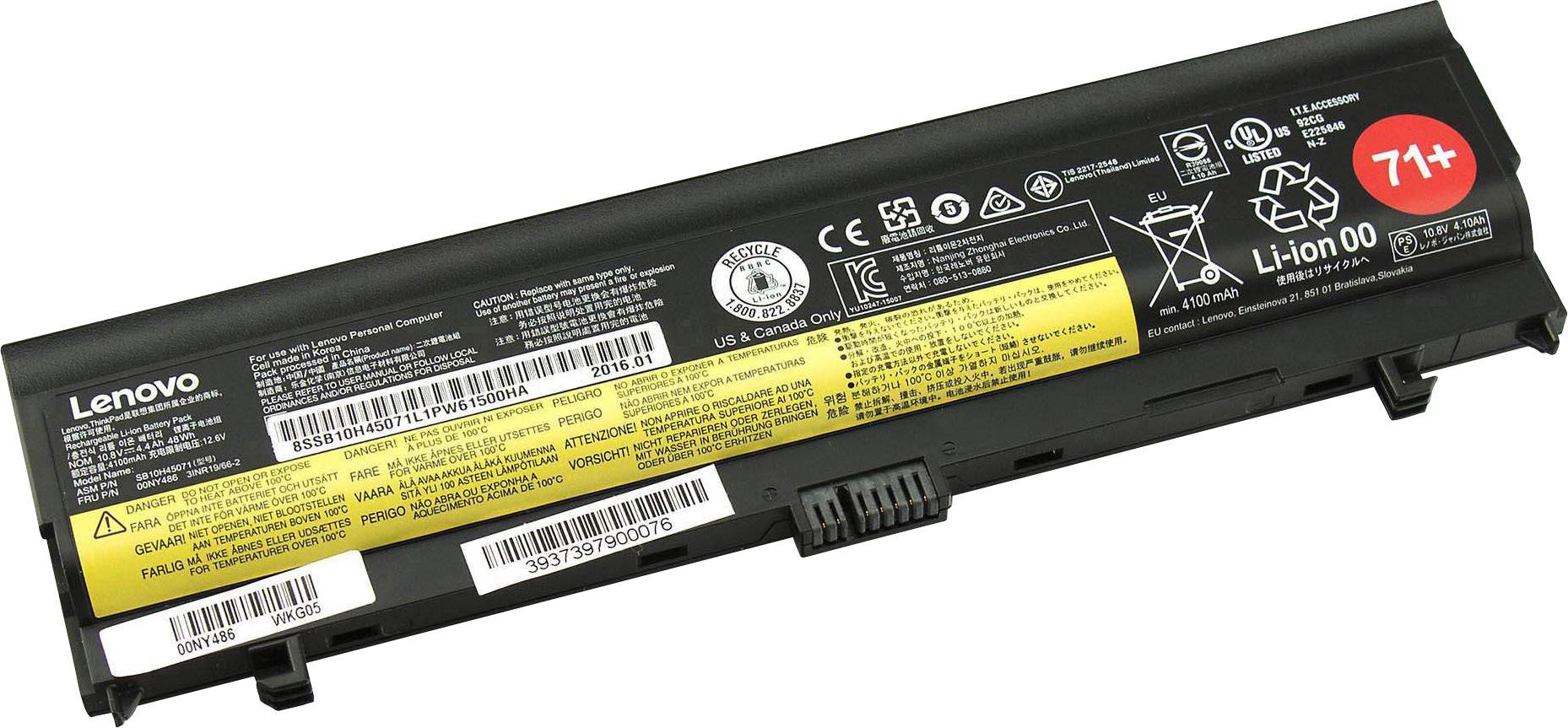 Lenovo Notebook-Akku 00NY486 10.8 V 4400 mAh Lenovo