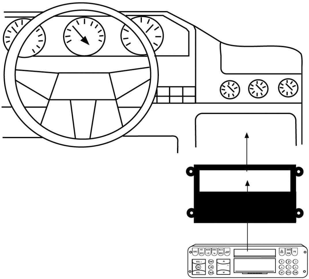Hama 00045719 Autoradio Einbaublende DoppelDIN Passend für (Auto-Marke): Seat, Volkswagen, Skoda