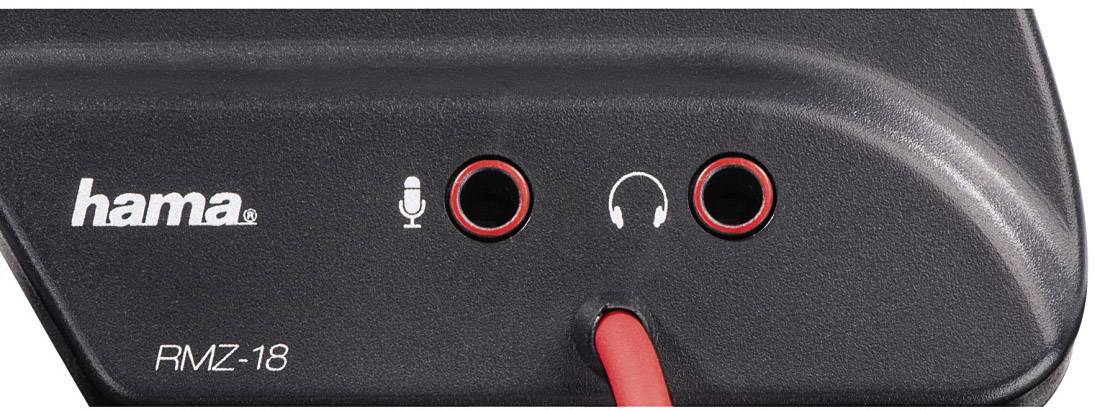 Hama RMZ-18 Kamera-Mikrofon inkl. Windschutz, Blitzschuh-Montage