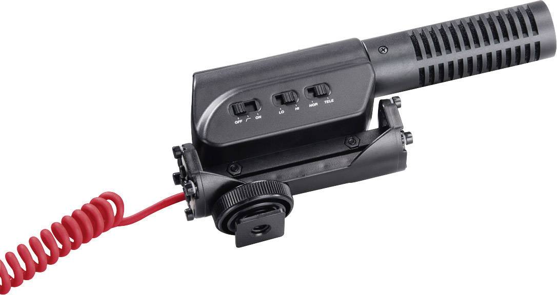 Hama RMZ-18 Kamera-Mikrofon inkl. Windschutz, Blitzschuh-Montage