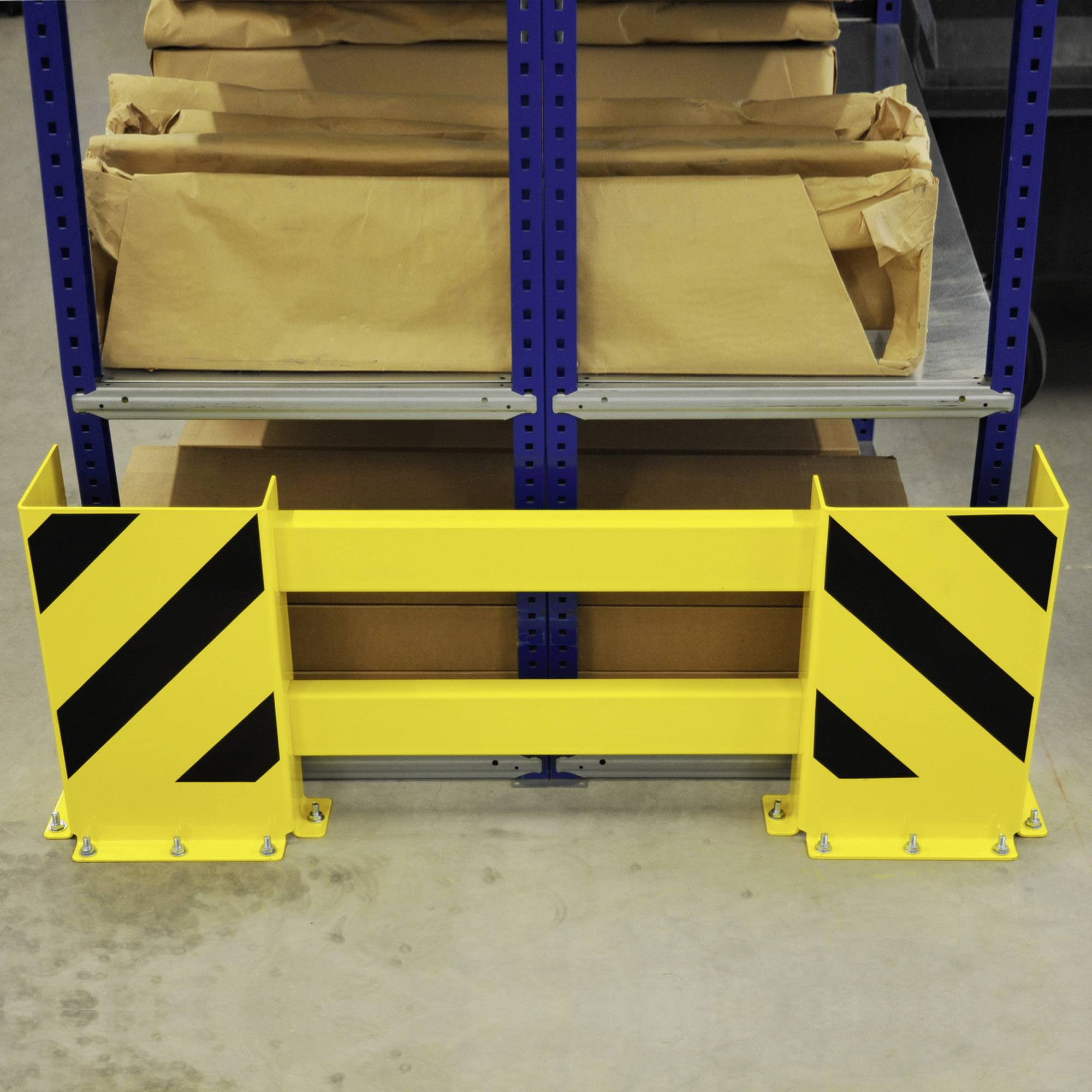 Moravia 198.23.925 Regalschutz-Planken-Set Schwarz, Gelb (B x H) 900mm x 500mm