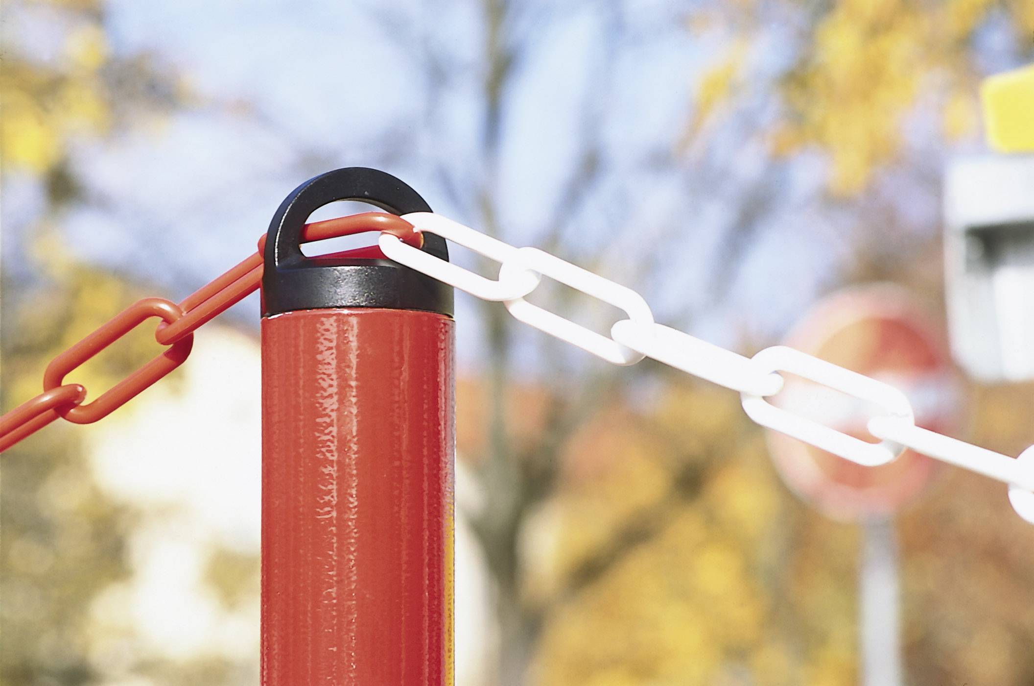 Moravia 170.18.374 EXTERN 8 Kettenabsperrsystem Steht selbstständig am Boden (Ø x H) 60mm x 1000mm