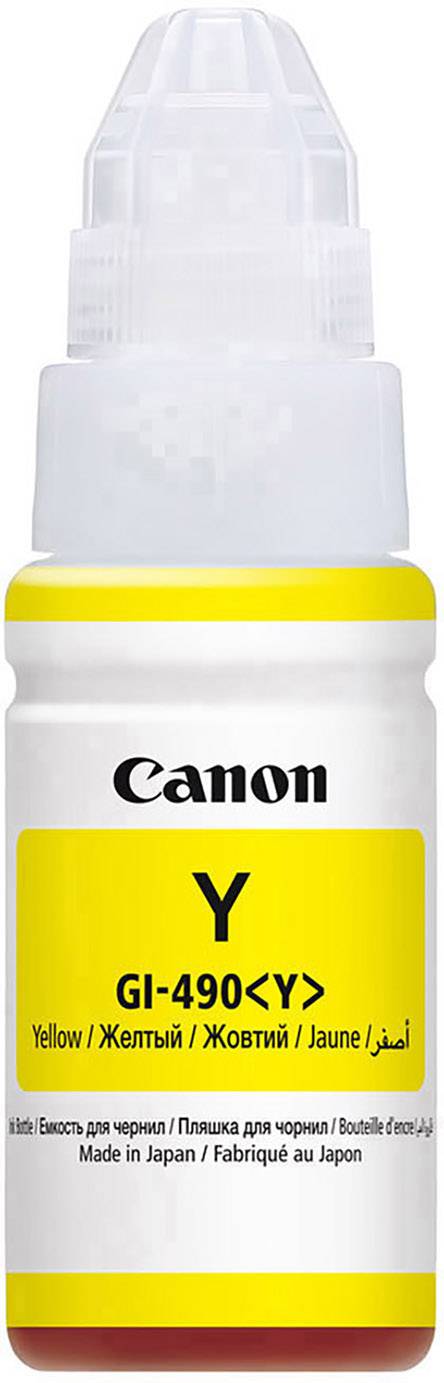Canon Nachfülltinte GI-490Y Gelb 0666C001