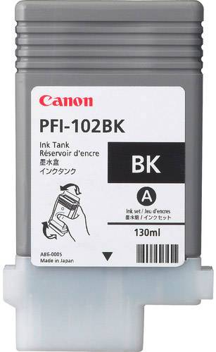 Canon Druckerpatrone PFI-102BK Original Schwarz 0895B001