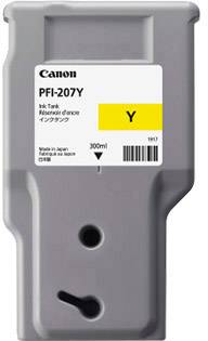 Canon PFI-207 Y - 300 ml - Gelb - Original - Tintenbehälter - für imagePROGRAF i