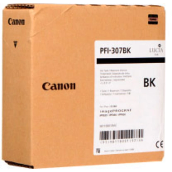 Canon Druckerpatrone PFI-307BK Original Schwarz 9811B001 Canon Druckerpatrone PFI-307BK Original Schwarz 9811B001