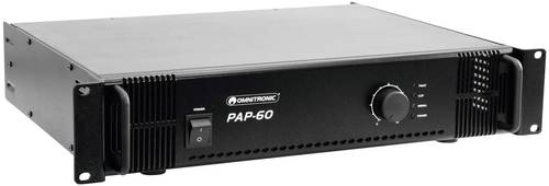 Omnitronic PAP-60 ELA-Verstärker 60W 2-Kanal 1-Zonen
