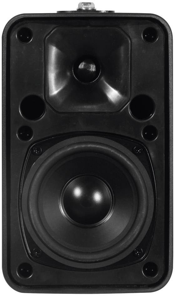 Omnitronic ODP-204T Wandlautsprecher 10W Schwarz 1 Paar