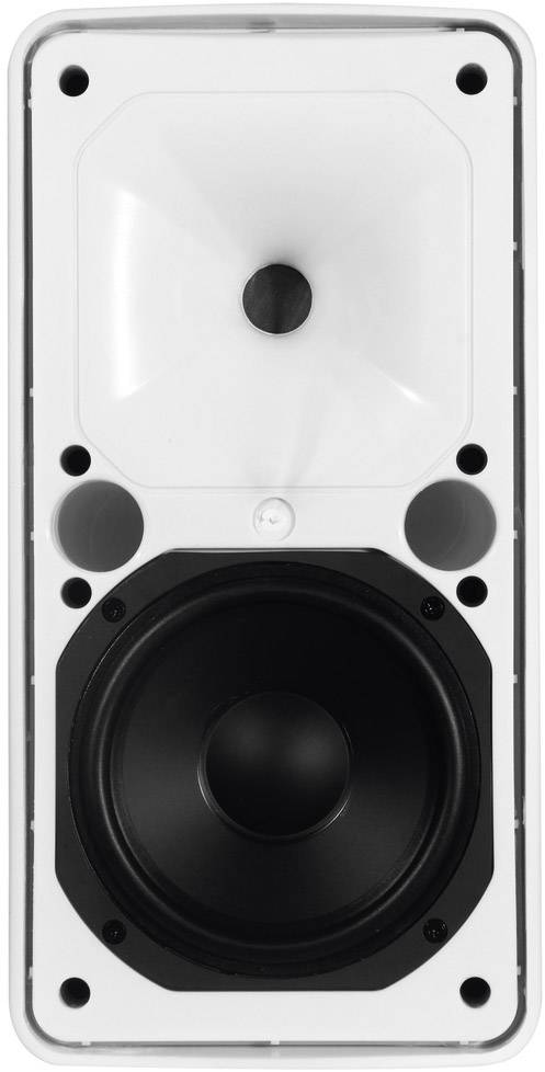 Omnitronic ODP-206 Wandlautsprecher 160W 16Ω Weiß 1 Paar