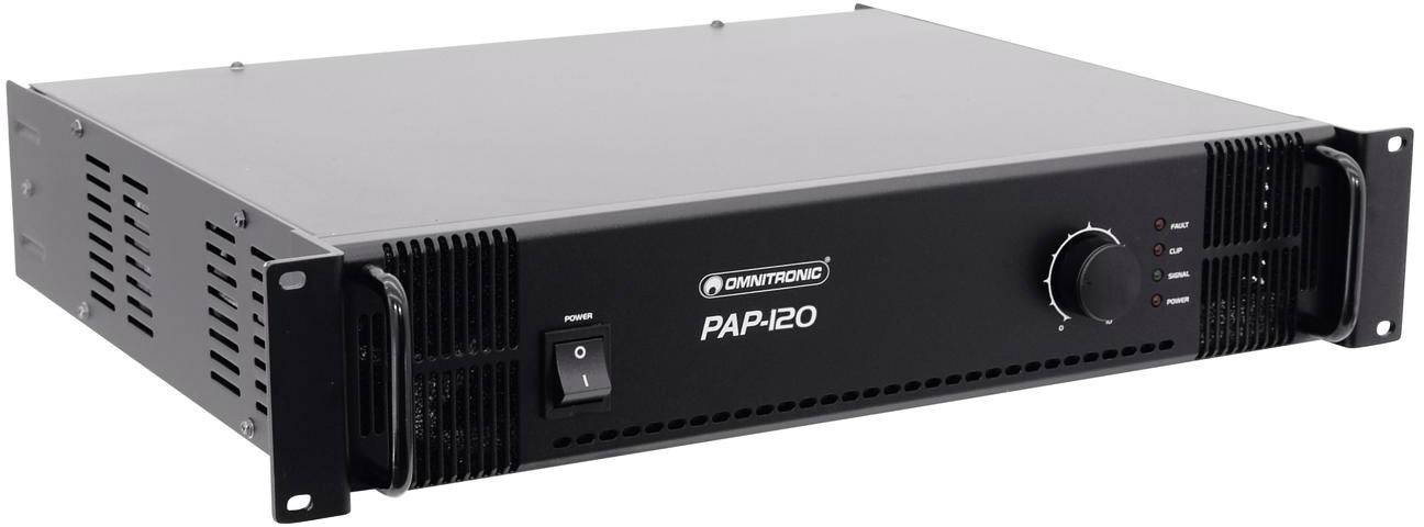 Omnitronic PAP-120 ELA-Verstärker 120 W 1-Kanal 1-Zonen