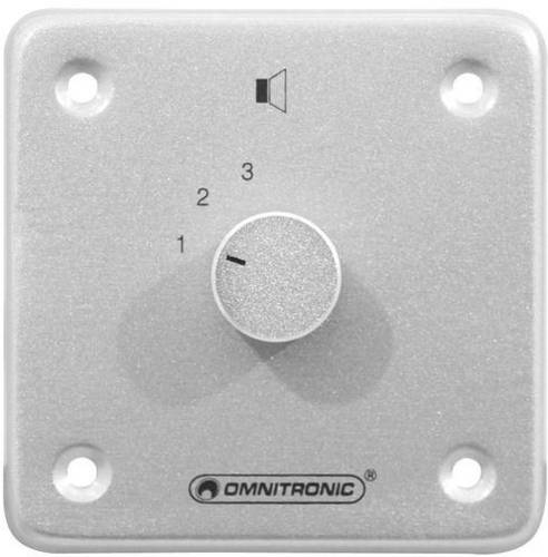 Omnitronic 80711223 Unterputz ELA-Programmwähler Silber