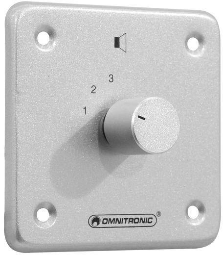 Omnitronic 80711223 Unterputz ELA-Programmwähler Silber