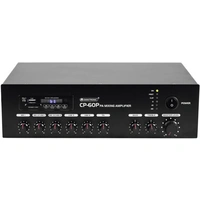 Omnitronic CP-60P ELA-Verstärker 60 W 6-Kanal 1-Zonen Omnitronic CP-60P ELA-Verstärker 60 W 6-Kanal 1-Zonen