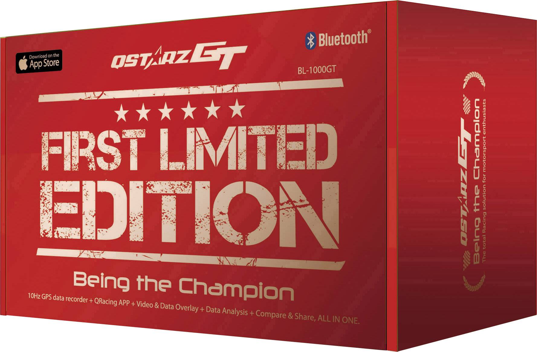 Qstarz BL-1000GT First Edition GPS Logger Fahrzeugtracker Rot