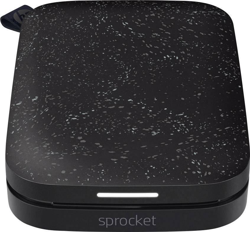 HP Sprocket 200 Schwarz Fotodrucker Druck-Auflösung: 313 x 400 dpi Papierformat (max.): 50 x 76 mm