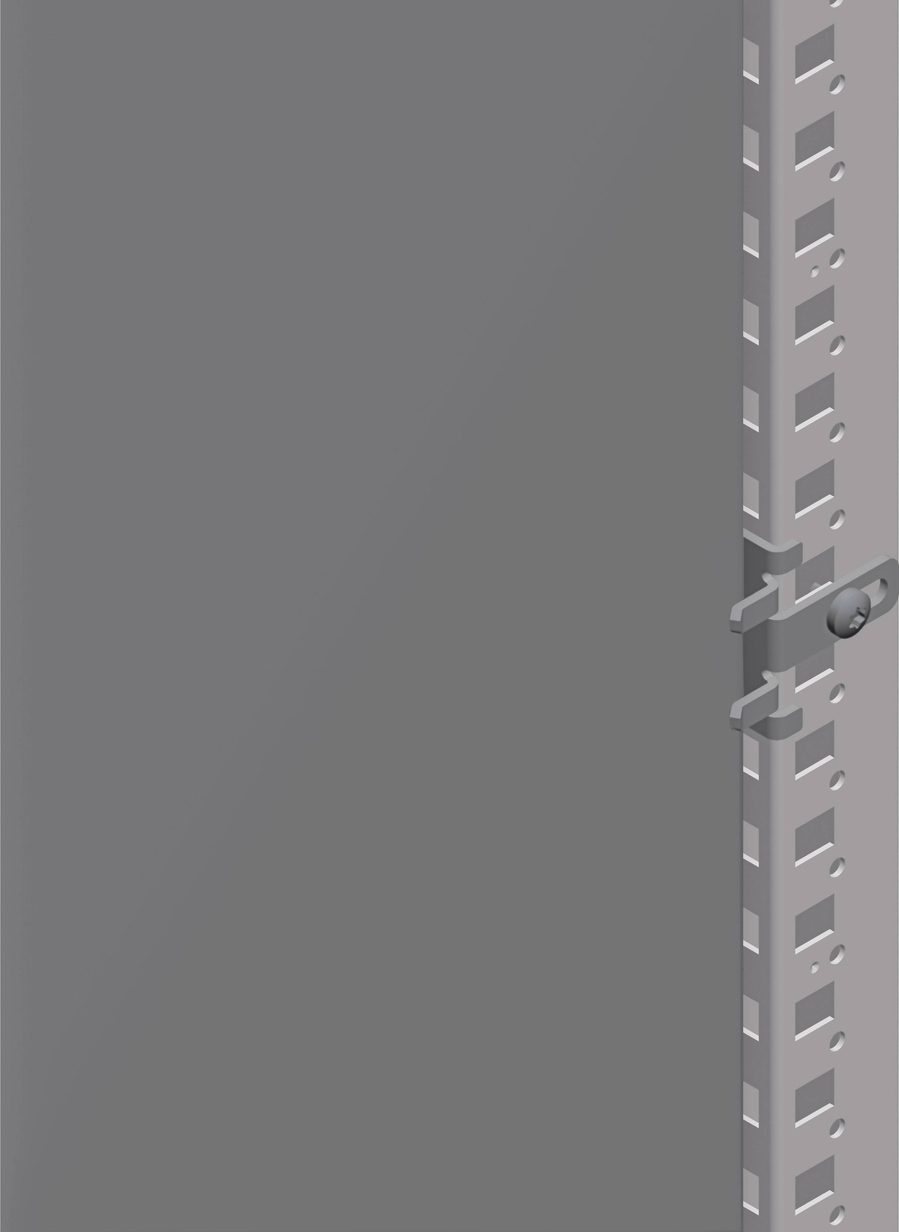 Nahaufnahme eines Metallgestells mit einstellbaren Einführungen und einer Befestigungsschraube, die Flexibilität im Aufbau ermöglicht.
