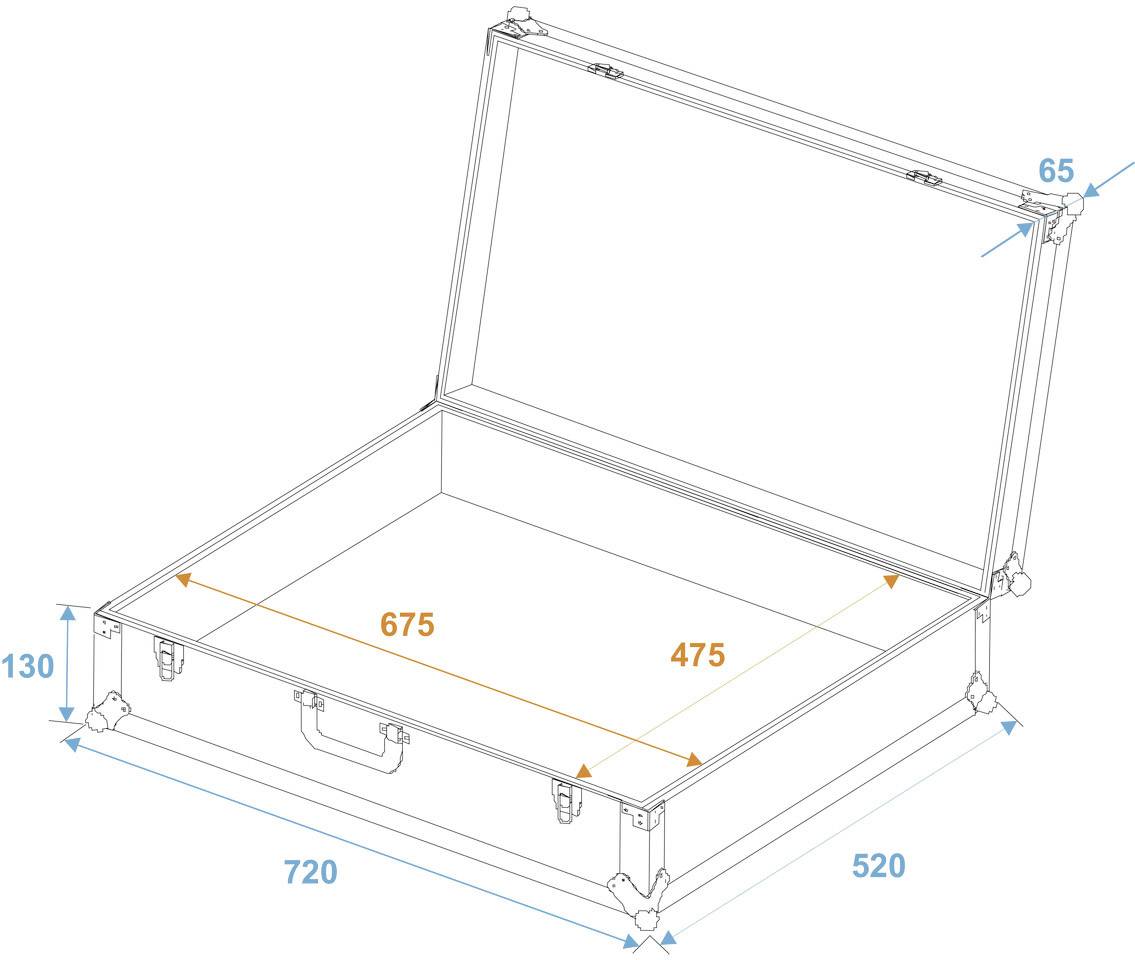 Roadinger 30126102 Universal-Koffer (L x B x H) 520 x 720 x 195mm