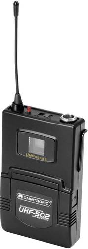 Omnitronic UHF 502 Mikrofon Sender Übertragungsart (Details) Funk Schalter  - Onlineshop Voelkner