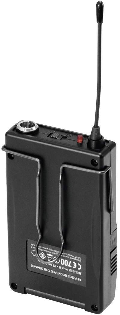 Omnitronic UHF-502 Mikrofon-Sender Übertragungsart (Details):Funk Schalter Funk