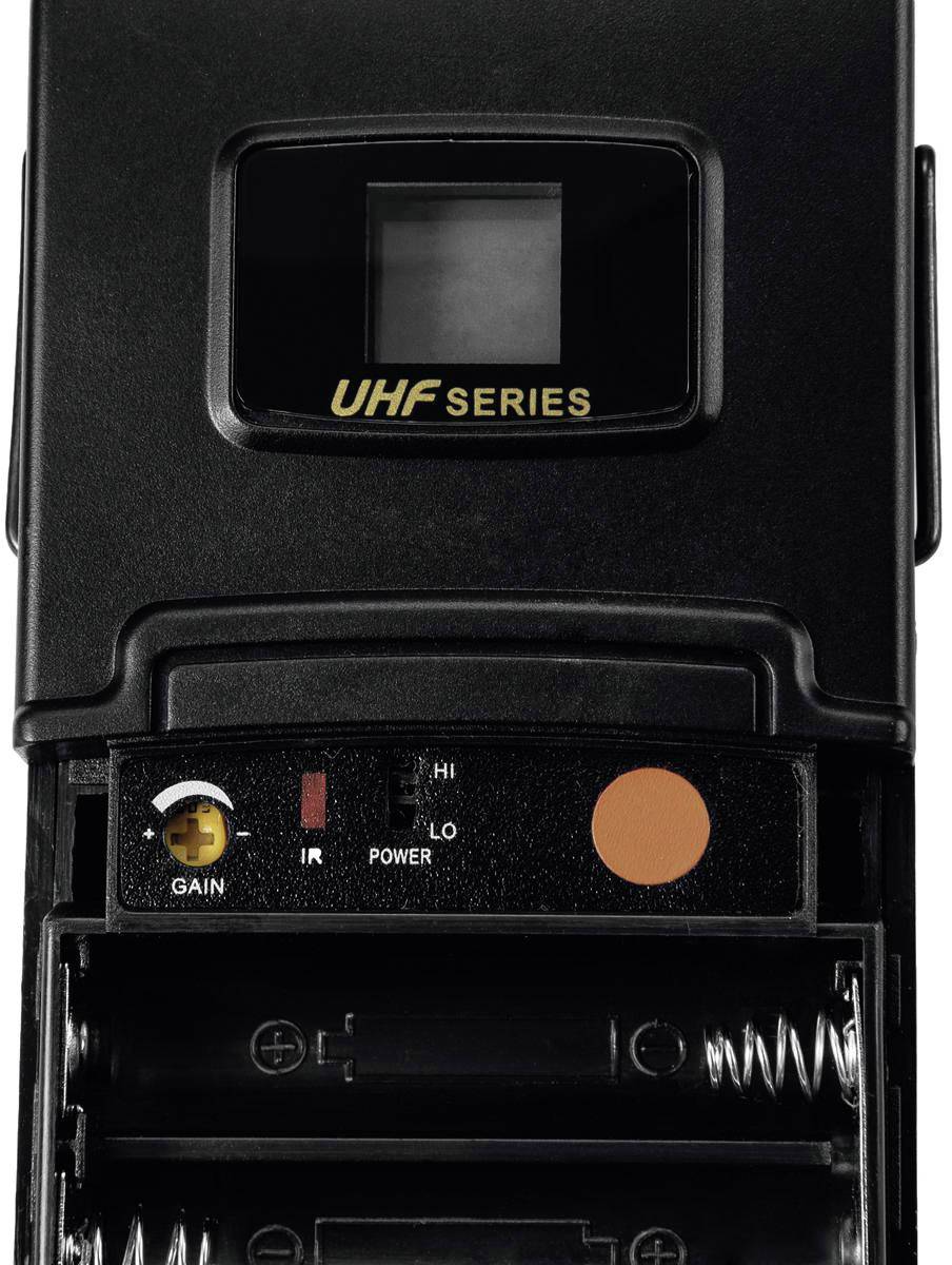 Omnitronic UHF-502 Mikrofon-Sender Übertragungsart (Details):Funk Schalter Funk