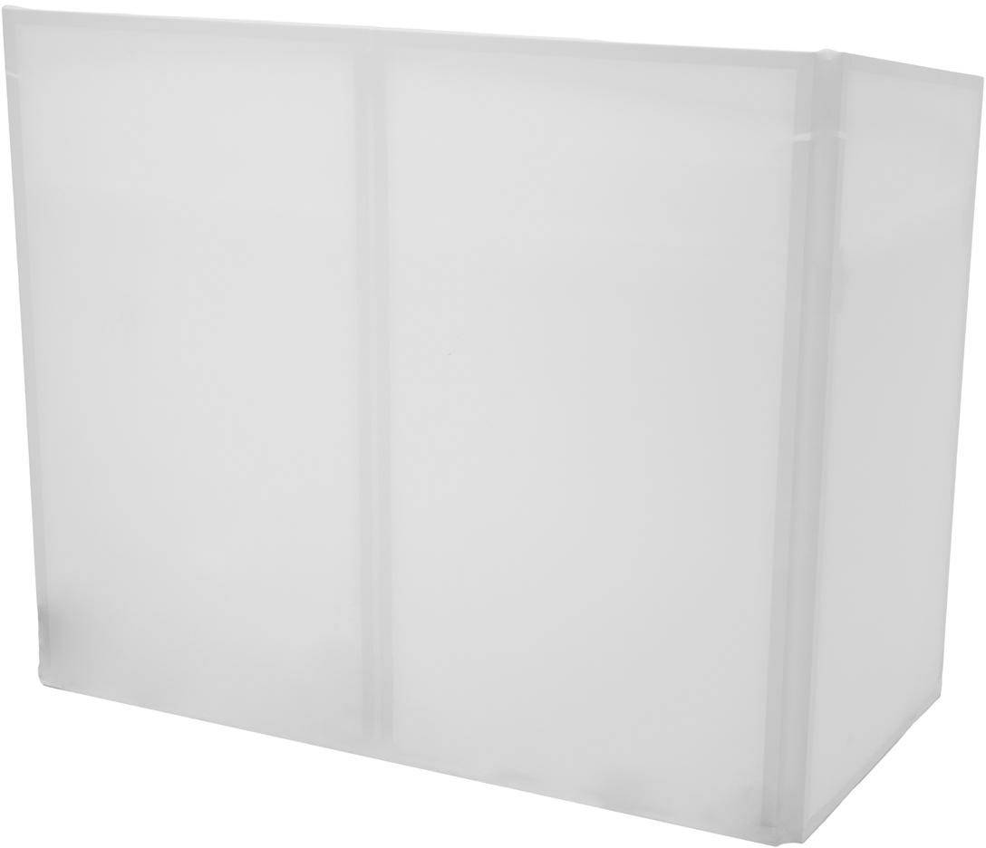 Ein weißer, rechteckiger Behälter aus Kunststoff, halbtransparent, ohne sichtbare Merkmale oder Beschriftungen.