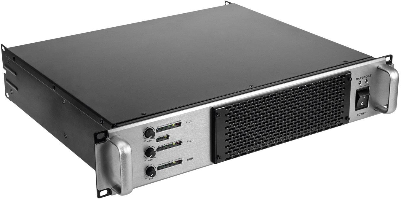 Omnitronic A-3603 PA Verstärker RMS Leistung je Kanal an 4 Ohm: 800 W