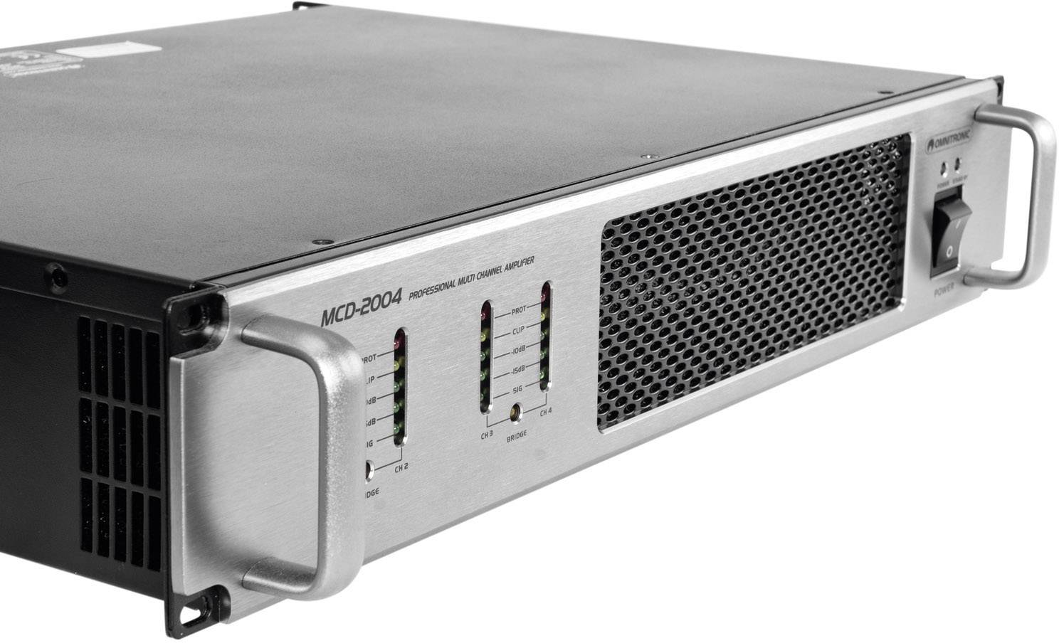 Omnitronic MCD-2004 PA Verstärker RMS Leistung je Kanal an 4 Ohm: 500 W