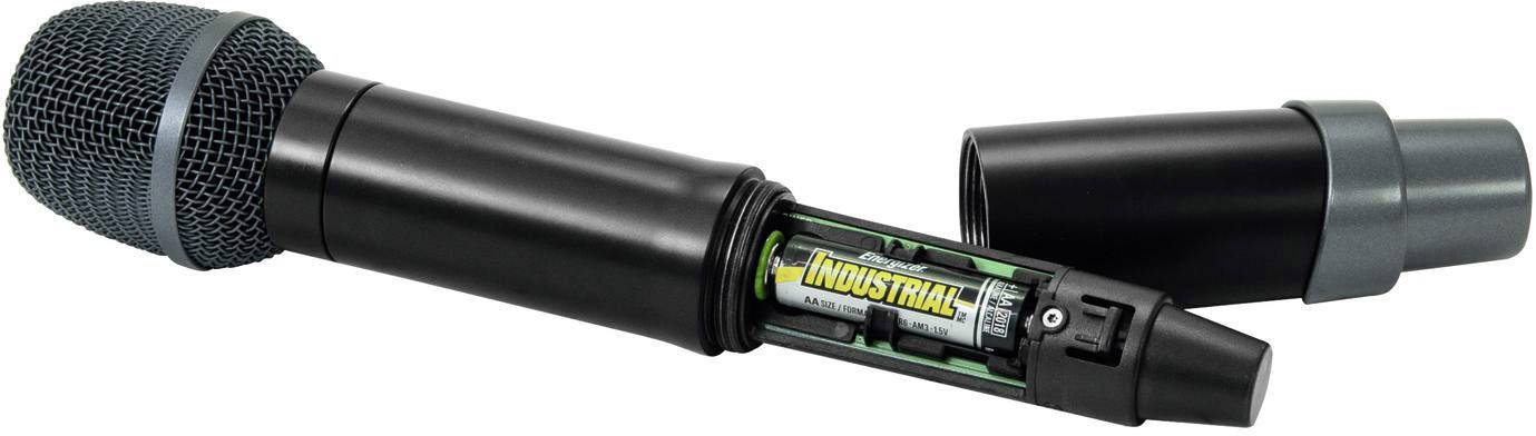 Relacart UH-222D Hand Mikrofon-Sender Übertragungsart (Details):Funk Funk