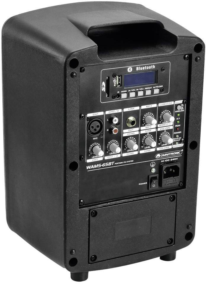 Omnitronic WAMS-65BT Mobiler PA Lautsprecher 1 St.