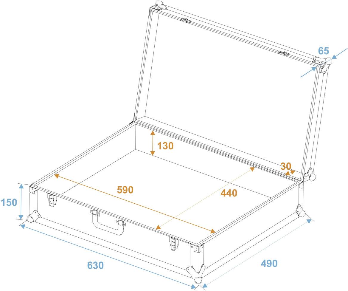 Roadinger 30126103 Universal-Koffer (L x B x H) 470 x 620 x 190mm