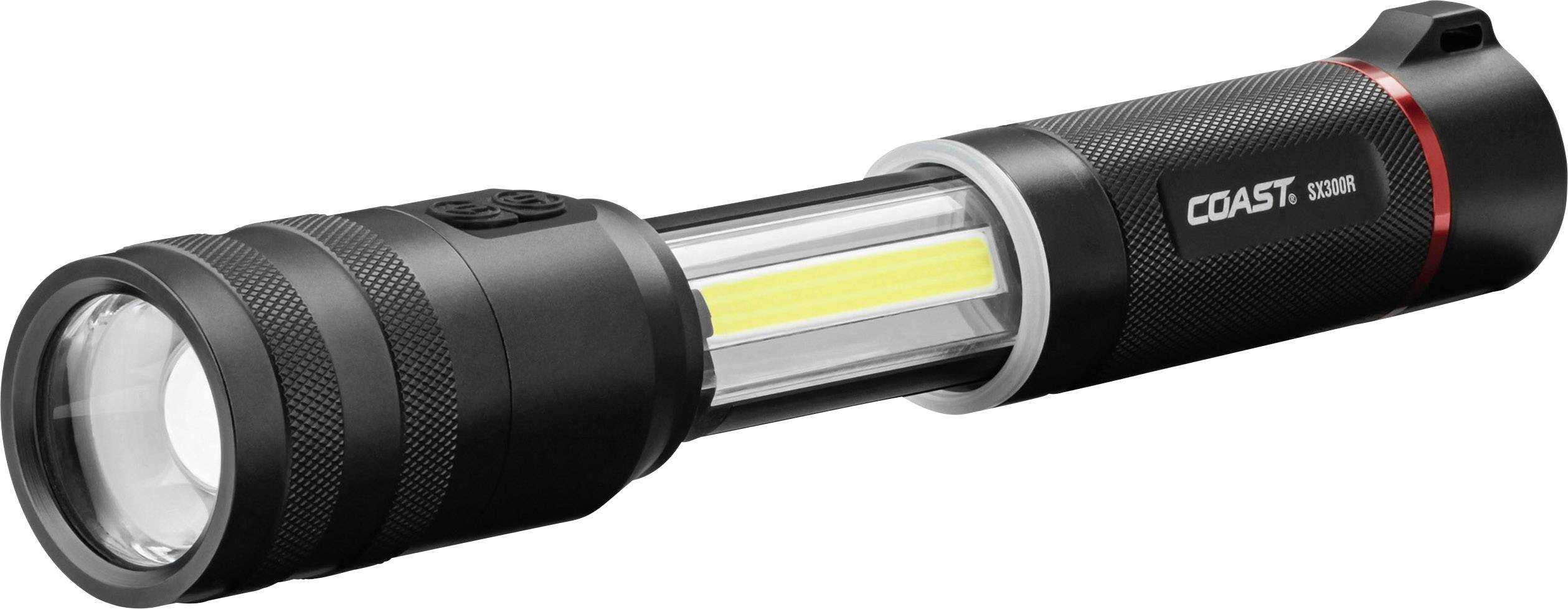 Coast SX300R LED Taschenlampe akkubetrieben 850lm 7.25h 295g