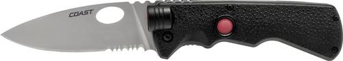 Coast Light-Knife LK375 139901 Taschenmesser mit Clip, inkl. LED-Lampe Schwarz