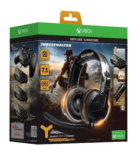 Thrustmaster Y-350X 7.1 Powered - Tom Clancy's: Ghost Recon Wildlands Edition Gaming Over Ear Headset kabelgebunden 7.1 Surround Schwarz