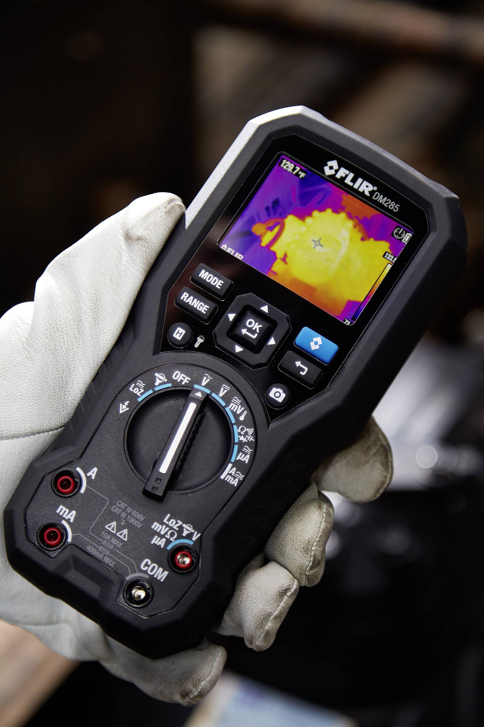 FLIR DM285-KIT Hand-Multimeter digital Grafik-Display, integrierte Wärmebildkamera CAT III 1000 V