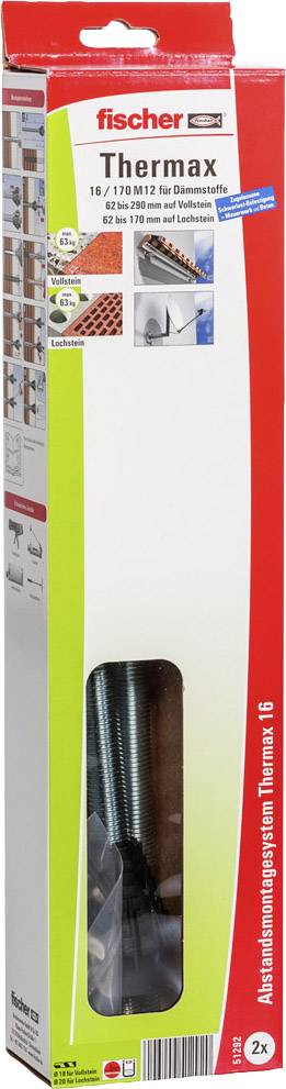 Fischer 51292 Thermax 16/170 M12 B Abstandsmontagesystem 1 St.