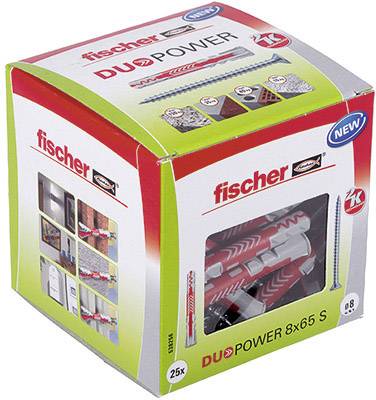 Fischer 538256 DUOPOWER 8x65 S LD 2-Komponenten-Dübel 65mm 8mm 25St.
