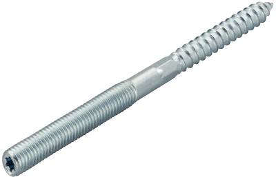 Fischer 535541 Stockschraube 12mm 100mm Sechsrund Stahl galvanisch verzinkt 100St.