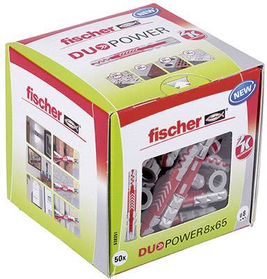Fischer 538251 DUOPOWER 8x65 LD 2-Komponenten-Dübel 65 mm 8 mm 50 St.